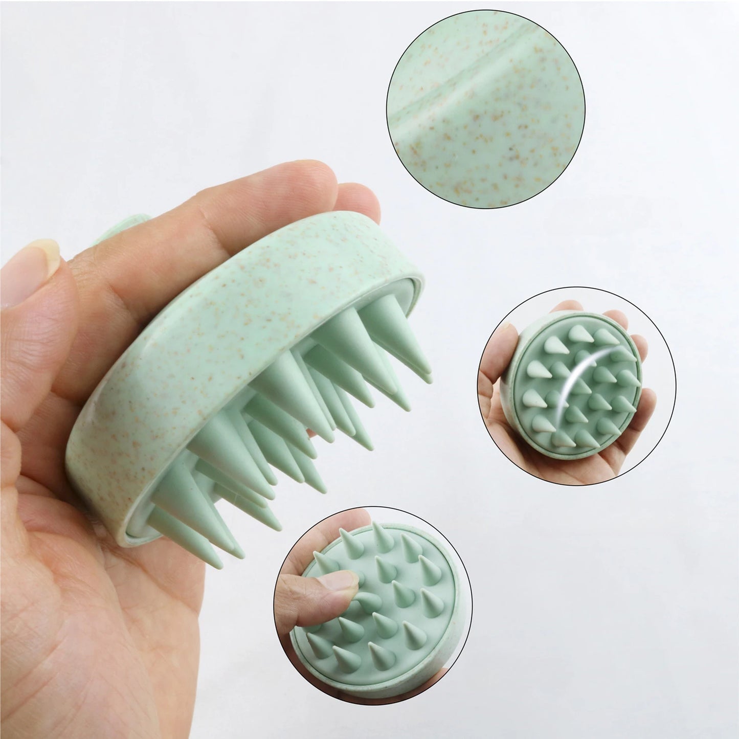 Silicone Scalp Massage Shampoo Brush