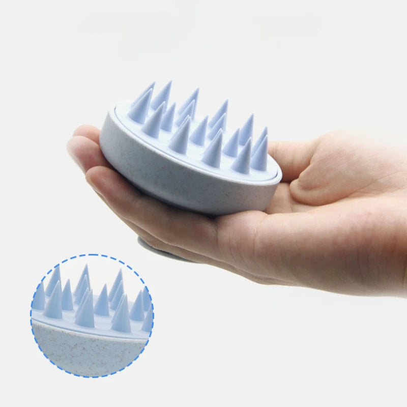Silicone Scalp Massage Shampoo Brush