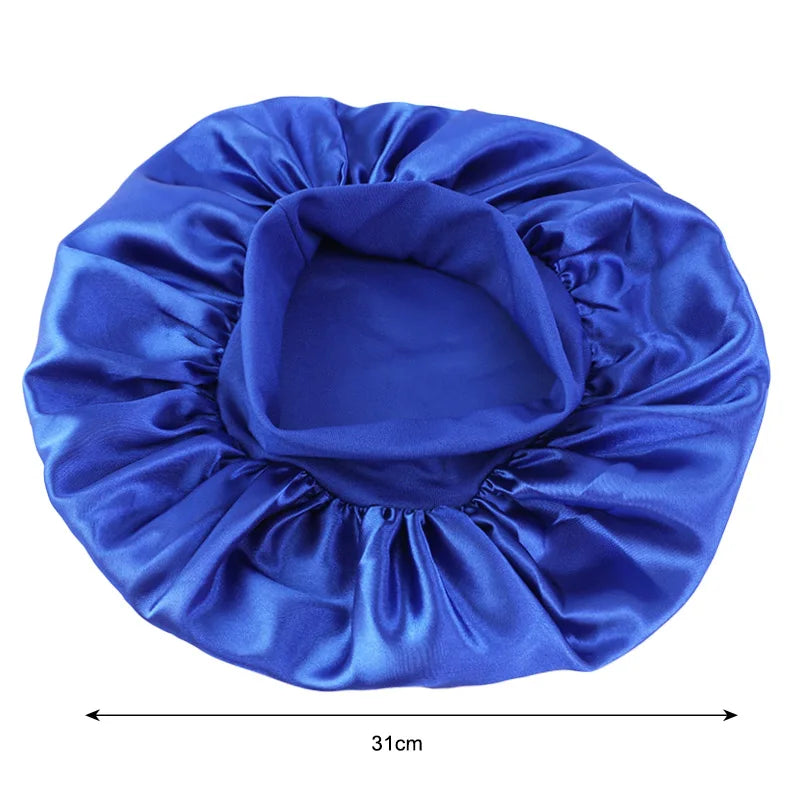Women's Satin Wide-Brimmed Sleeping Hat